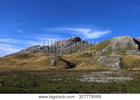 National Park Of Abruzzo, Lazio And Molise - A View Of The Mountains On The Meta Mountains