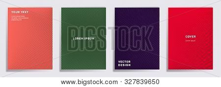 Dynamic Covers Linear Design. Radial Semicircle Geometric Lines Patterns. Abstract Backgrounds For C
