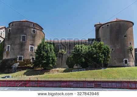 Château-neuf In The Center Of Bayonne In France