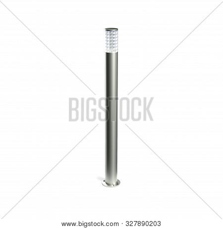 Classic Street Lamp Isolated On White Background. 3d Rendering