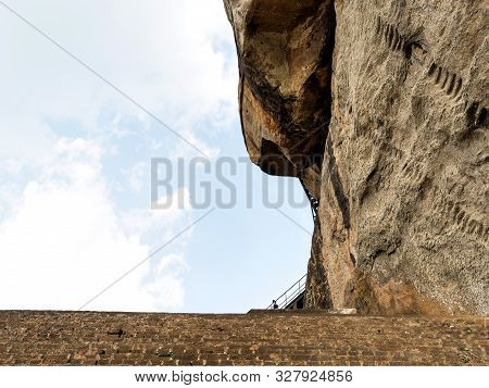 Sigiriya Rock Is An Ancient Fortress In Sri Lanka. Sigiriya Is A Unesco World Heritage Site. This Is