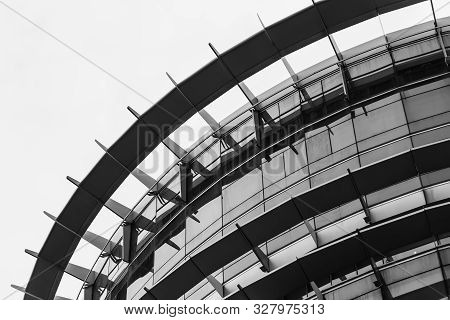 Singapore-11 Oct 2017:new Singapore Singpost Centre Building Facade Detail