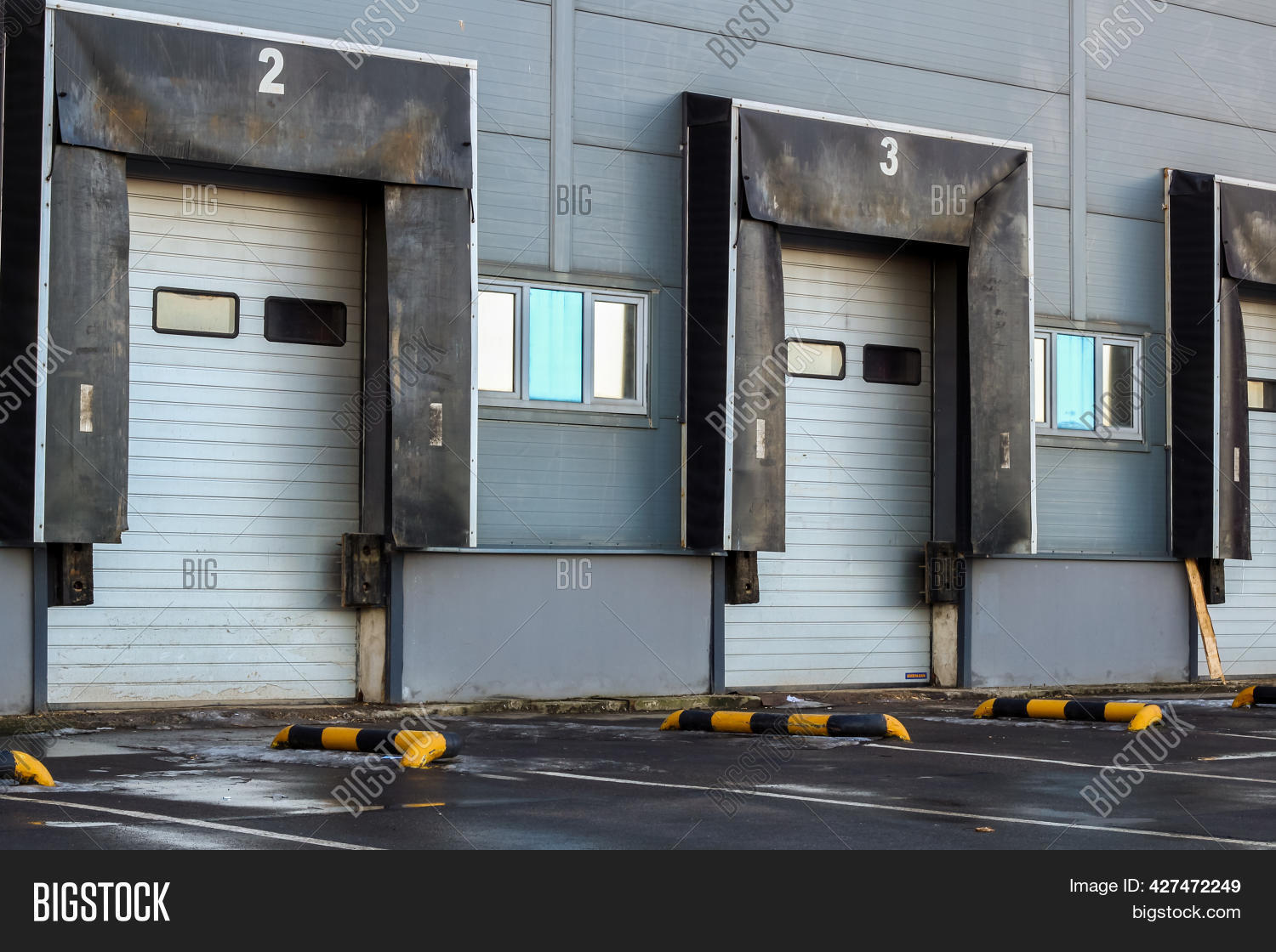 Row Loading Docks Image & Photo (Free Trial) | Bigstock