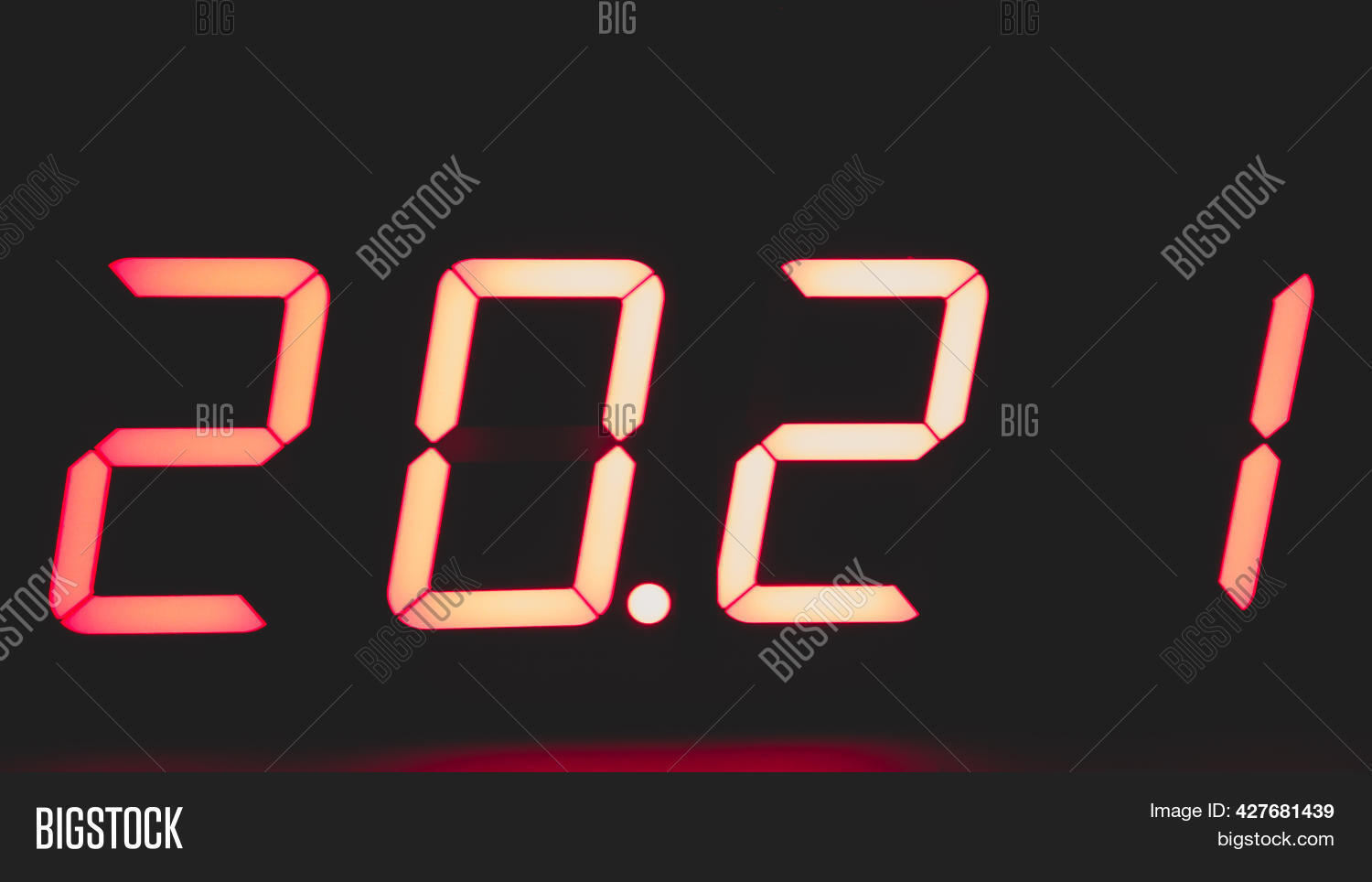Digital Clock Red Led Image & Photo (Free Trial) Bigstock