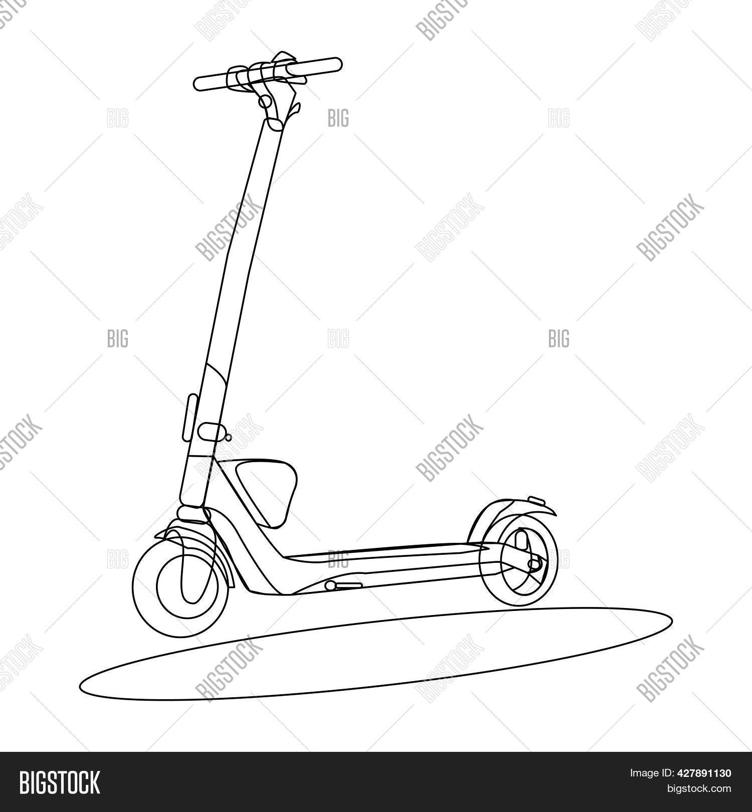 Scooter. Means Image & Photo (Free Trial) Bigstock
