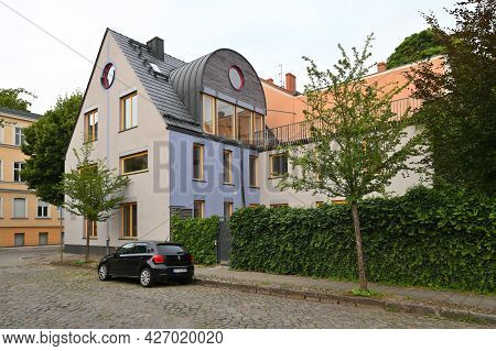 Luckenwalde, July 13: Architecture Of Old Town On July 13, 2021 At Luckenwalde, Germany. Luckenwalde