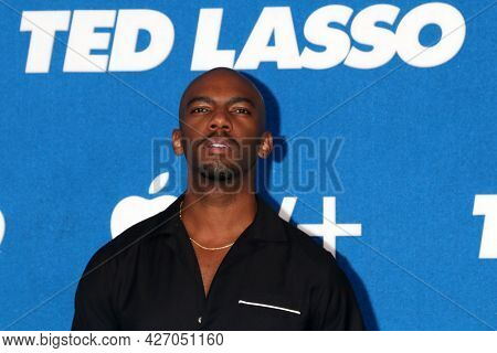 LOS ANGELES - JUL 15:  Carlis Shane Clark at the Ted Lasso Season 2 Premiere Screening at the Pacific Design Center Rooftop on July 15, 2021 in Los Angeles, CA