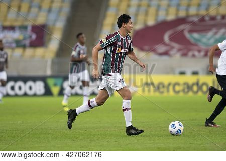 Rio, Brazil - July 17, 2021: Ph Ganso Player In Match Between Fluminense 0 Vs 1 Gremio By 12th Round