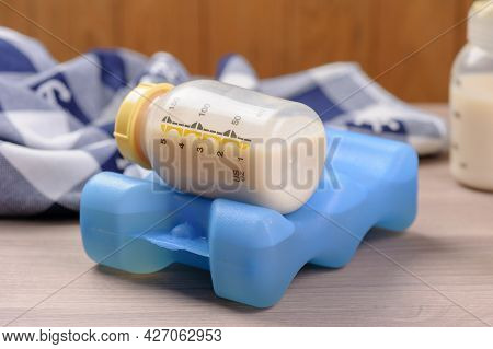 Bottle Of Mother Breast Milk