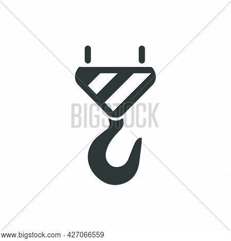 Towing Hook Icon. Meticulously Designed Vector Eps File.