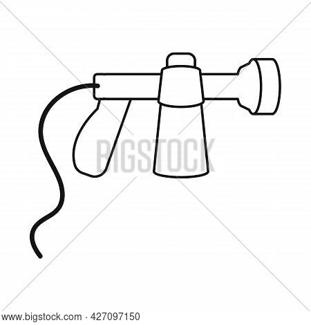 Vector Design Of Tool And Paintbrush Sign. Graphic Of Tool And Electric Stock Vector Illustration.