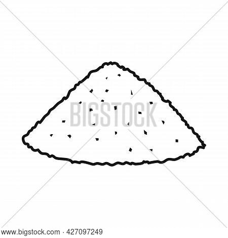 Vector Design Of Heap And Sugar Icon. Web Element Of Heap And Cane Stock Vector Illustration.