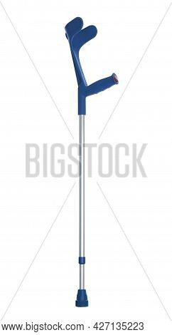 New Adjustable Elbow Crutch On White Background