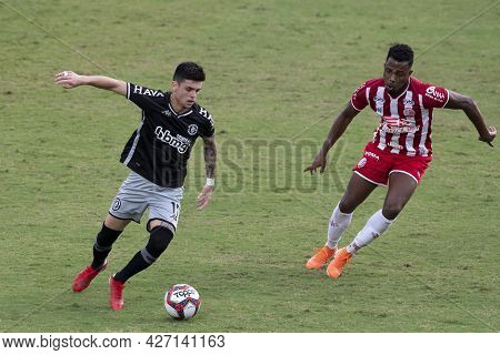 Rio, Brazil - July 18, 2021: Gabriel Pec Player In Match Between Vasco 1 Vs 1 Nautico By 12th Round 