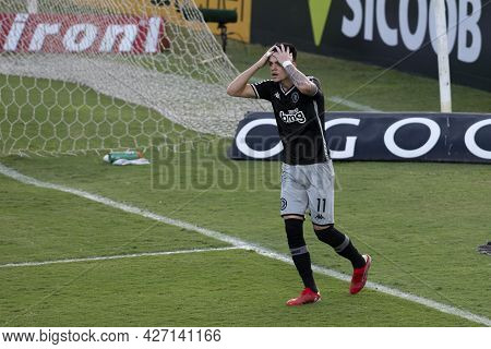 Rio, Brazil - July 18, 2021: Gabriel Pec Player In Match Between Vasco 1 Vs 1 Nautico By 12th Round 