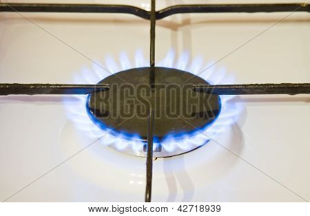 Verbrennung von Gas