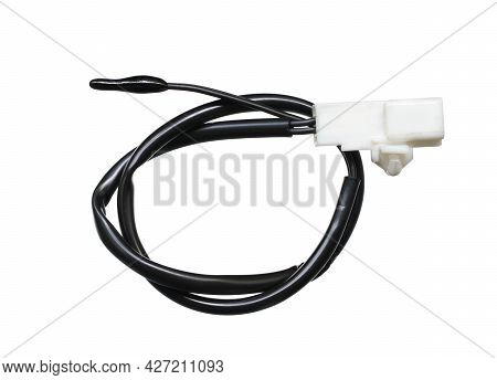 Cooler Thermistor Air Temperature Sensor Cooler (with Clipping Path) Isolated On White Background