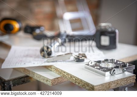 Professional Precision Drilling Tool, Furniture Jig, Hinge Drill, Forstner Drill.