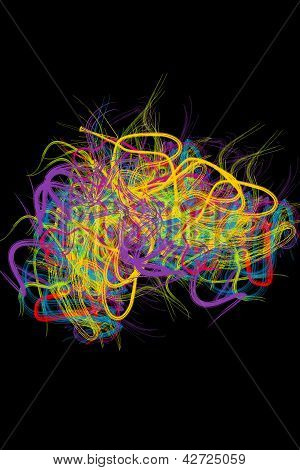 colorful threads wallpaper background