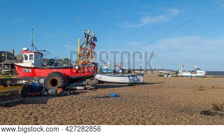 Fishing Boats On The Beach At Aldeburgh