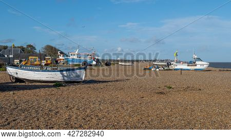 Fishing Boats On The Beach At Aldeburgh