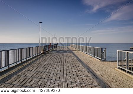 Pier - A Place For Walks And Recreation On The Sea Coast