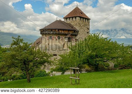 Vaduz Castle The Official Residence Of The Prince At Liechtenstein
