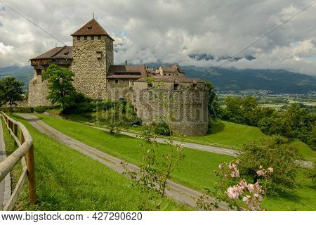 Vaduz Castle The Official Residence Of The Prince At Liechtenstein