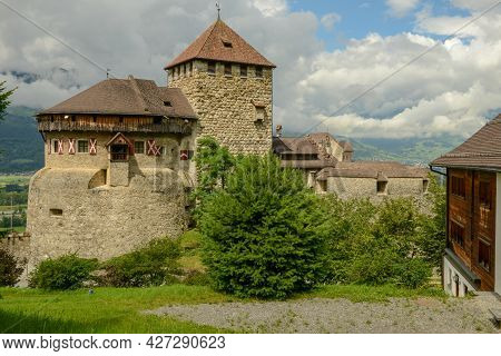 Vaduz Castle The Official Residence Of The Prince At Liechtenstein