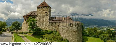 Vaduz Castle The Official Residence Of The Prince At Liechtenstein