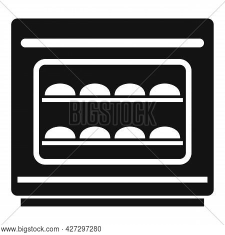 Baking Convection Oven Icon Simple Vector. Cooking Electric Stove. Gas Convection Oven