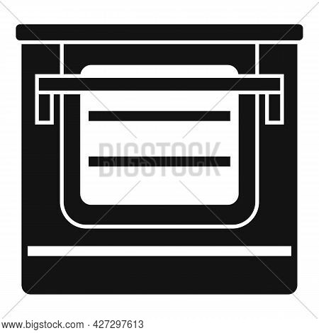 Temperature Convection Oven Icon Simple Vector. Electric Kitchen Stove. Cooker Convection Oven