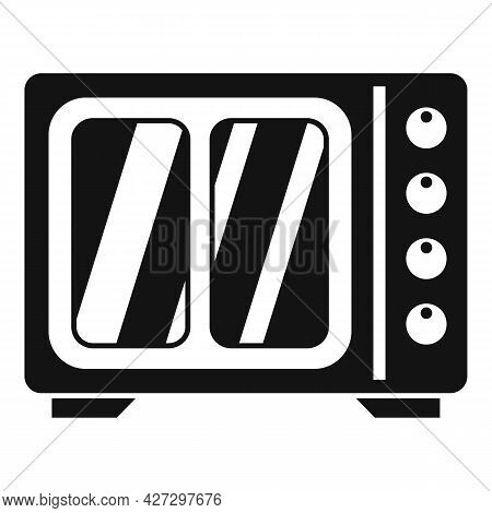 Heat Convection Oven Icon Simple Vector. Grill Gas Stove. Kitchen Convection Oven