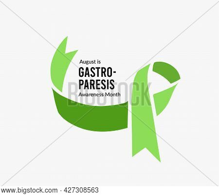 August Is Gastroparesis Awareness Month. Vector Illustration