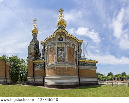 Russian Chapel In Darmstadt, Hesse In Germany