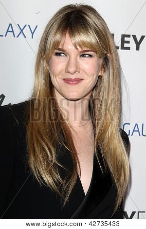 LOS ANGELES - 27 FEB: Lily Rabe arriva presso il PaleyFest Icon Award 2013 presso il centro di Paley per Me