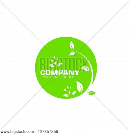 Green Leaf Ecology Nature Element Vector Icon Of Go Green