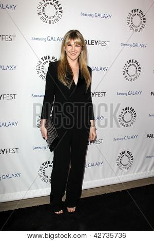 LOS ANGELES - 27 FEB: Lily Rabe arriva presso il PaleyFest Icon Award 2013 presso il centro di Paley per Me