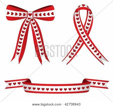 Heart Ribbons