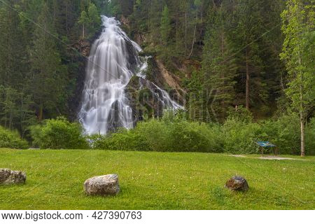 Schleierwasserfall near Kails am Grosglockner, High Tauern, Austria