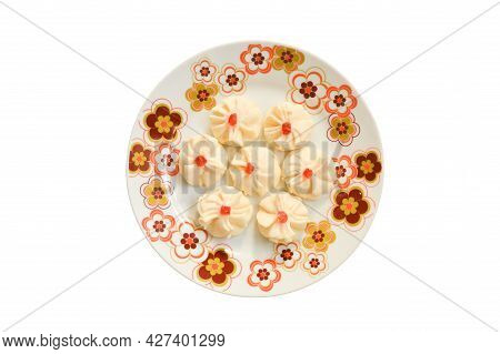 A Malay Traditional Cookies Called As Biskut Bunga Cina Or Chinese Flower Cookies Served During Eid 