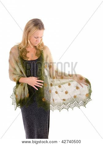 Ragazza In un Tippet