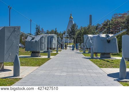 Sevastopol, Crimea, - 20.05.2021: Memorial Complex Sapun Mountain In The Hero City Of Sevastopol, Cr