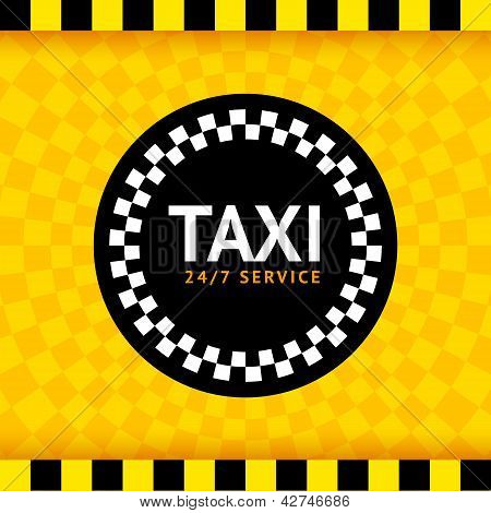 Taxi kolem symbolu