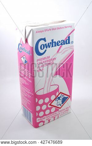 Manila, Ph - July 16 - Cowhead Strawberry Fresh Milk On July 16, 2021 In Manila, Philippines.