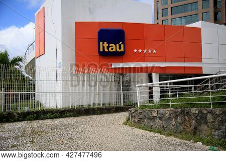 Facade Of An Itau Bank Branch