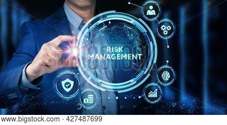 Risk Management And Assessment For Business Investment Concept. Business, Technology, Internet And N