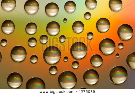 Colored Drops Background