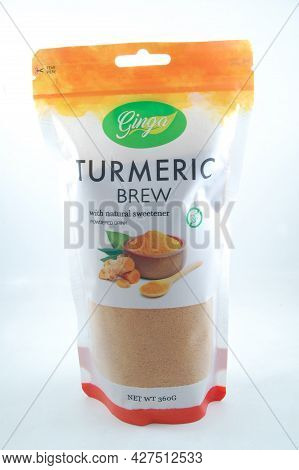 Manila, Ph - July 22 - Ginga Turmeric Brew On July 22, 2021 In Manila, Philippines.