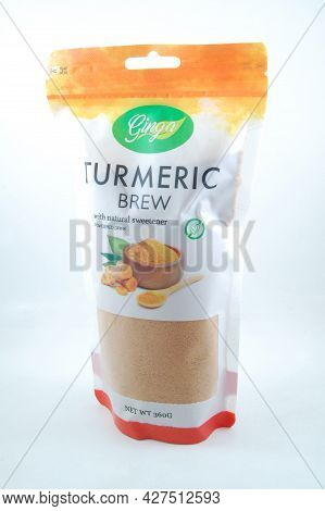 Manila, Ph - July 22 - Ginga Turmeric Brew On July 22, 2021 In Manila, Philippines.